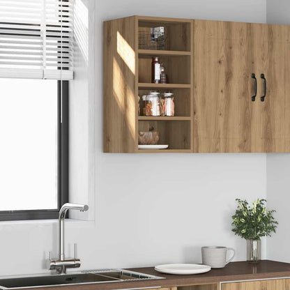 Hanging Cabinet Riga Artisan Oak 30x29.5x60 cm Engineered Wood