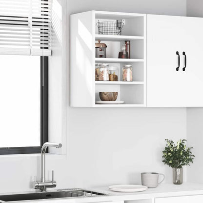 Hanging Cabinet Riga White 40x29.5x60 cm Engineered Wood
