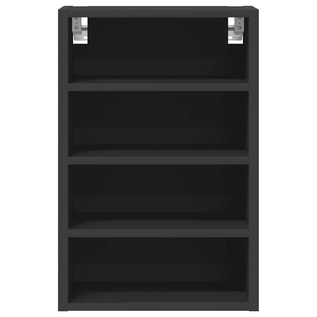 Hanging Cabinet Riga Black 40x29.5x60 cm Engineered Wood