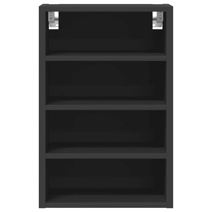 Hanging Cabinet Riga Black 40x29.5x60 cm Engineered Wood
