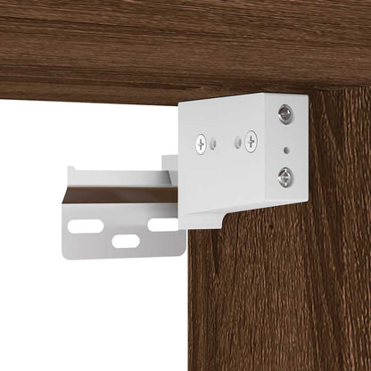 Hanging Cabinet Riga Brown Oak 40x29.5x60 cm Engineered Wood