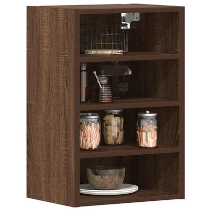 Hanging Cabinet Riga Brown Oak 40x29.5x60 cm Engineered Wood
