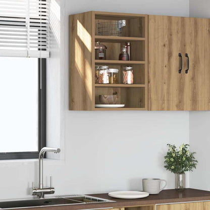 Hanging Cabinet Riga Artisan Oak 40x29.5x60 cm Engineered Wood