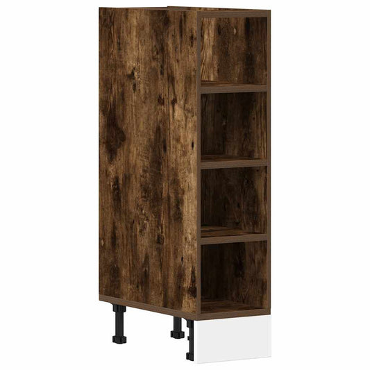Bottom Cabinet Riga Smoked Oak 20x44.5x81.5 cm Engineered Wood