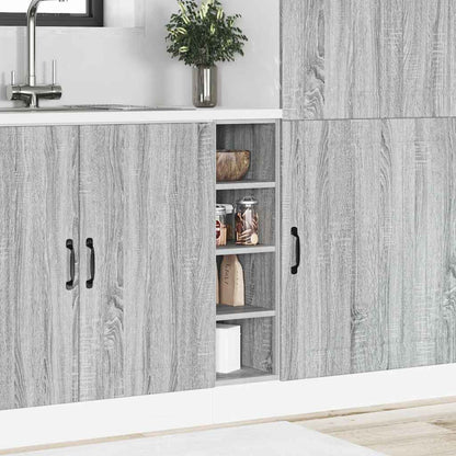 Bottom Cabinet Riga Grey Sonoma 20x44.5x81.5 cm Engineered Wood