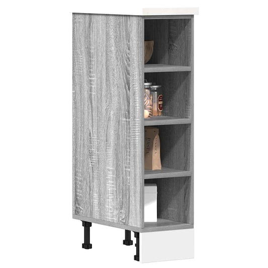 Bottom Cabinet Riga Grey Sonoma 20x44.5x81.5 cm Engineered Wood