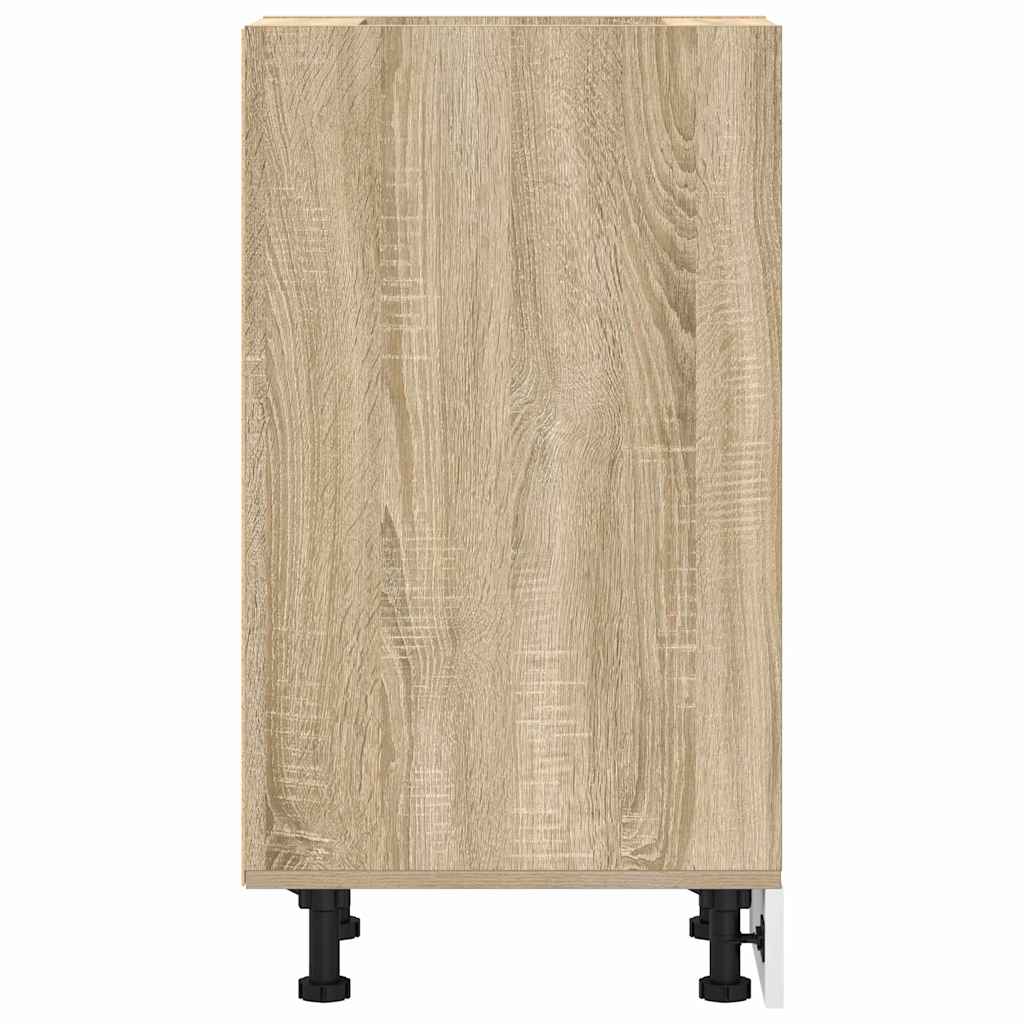 Bottom Cabinet Riga Sonoma Oak 30x44.5x81.5 cm Engineered Wood