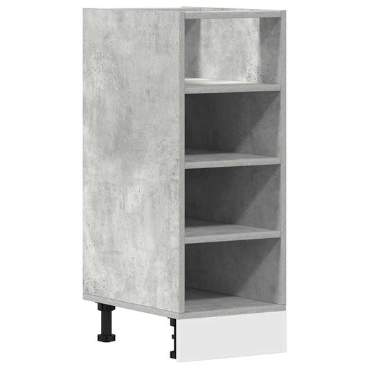 Bottom Cabinet Riga Concrete Grey 30x44.5x81.5 cm Engineered Wood