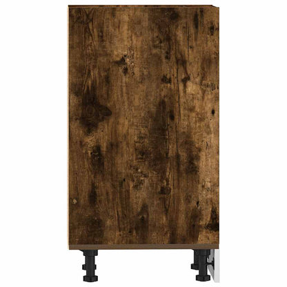Bottom Cabinet Riga Smoked Oak 30x44.5x81.5 cm Engineered Wood