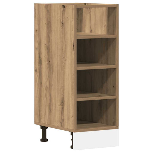 Bottom Cabinet Riga Artisan Oak 30x44.5x81.5 cm Engineered Wood