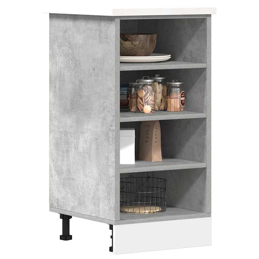 Bottom Cabinet Riga Concrete Grey 40x44.5x81.5 cm Engineered Wood