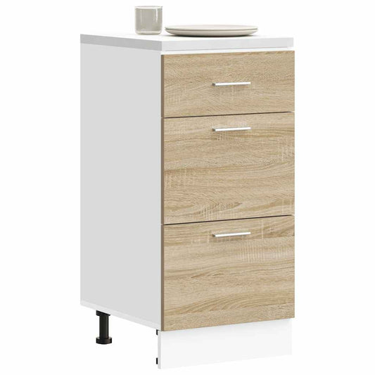 Bottom Cabinet Lyon Sonoma Oak 40x46x81.5 cm Engineered Wood