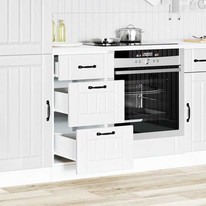 Kitchen Base Cabinet Lucca White Engineered Wood