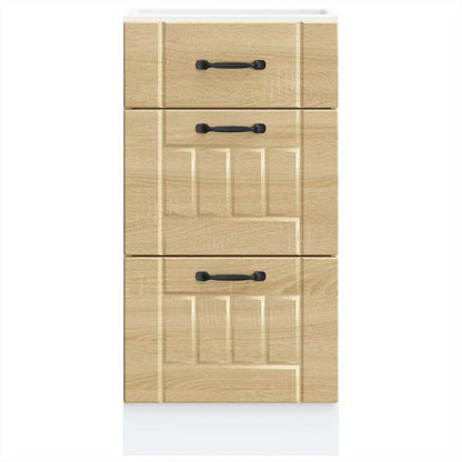 Kitchen Base Cabinet Lucca Sonoma Oak Engineered Wood