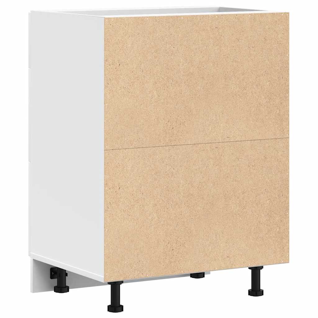 Kitchen Base Cabinet Lyon White Engineered Wood