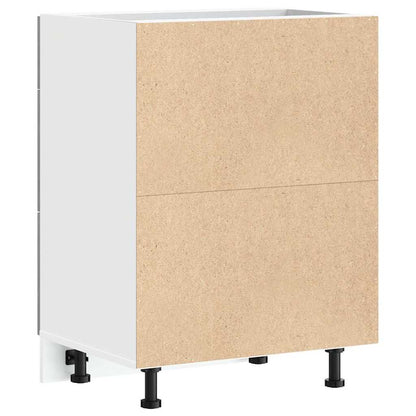 Kitchen Base Cabinet "Lyon" Concrete Grey Engineered Wood