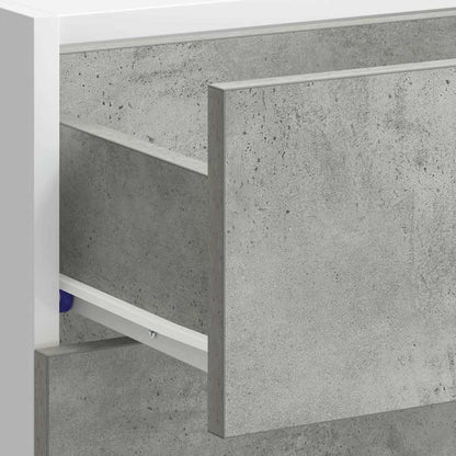 Kitchen Base Cabinet "Lyon" Concrete Grey Engineered Wood