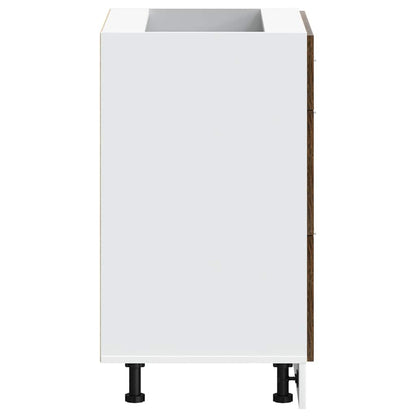 Kitchen Base Cabinet Lyon Smoked Oak Engineered Wood