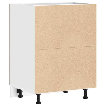 Kitchen Base Cabinet Lyon Smoked Oak Engineered Wood