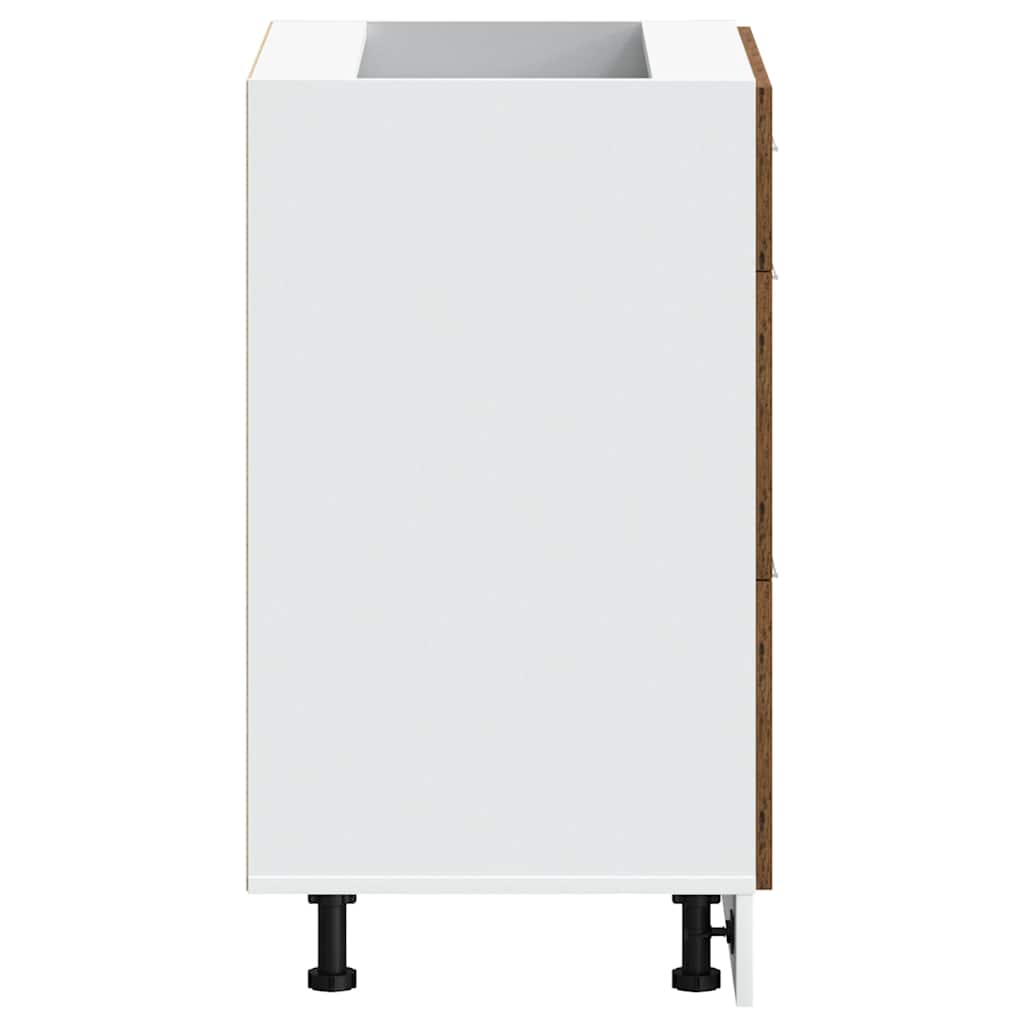 Kitchen Base Cabinet Lyon Old Wood Engineered Wood