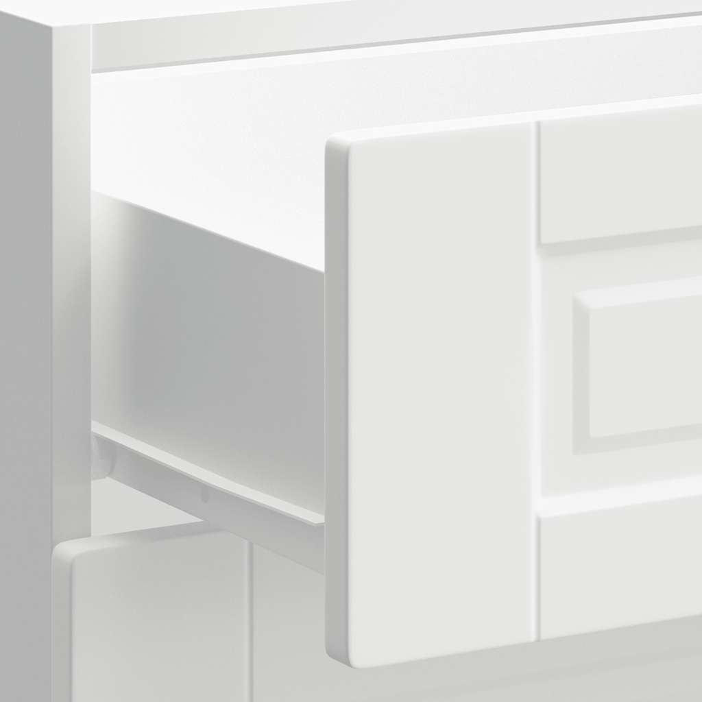 Kitchen Base Cabinet Porto White Engineered Wood