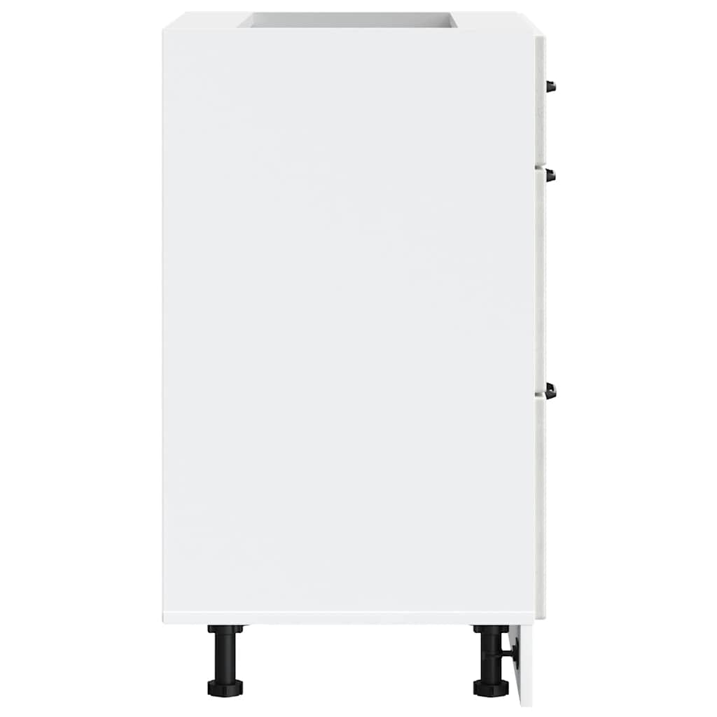 Kitchen Base Cabinet Lucca Concrete Grey Engineered Wood