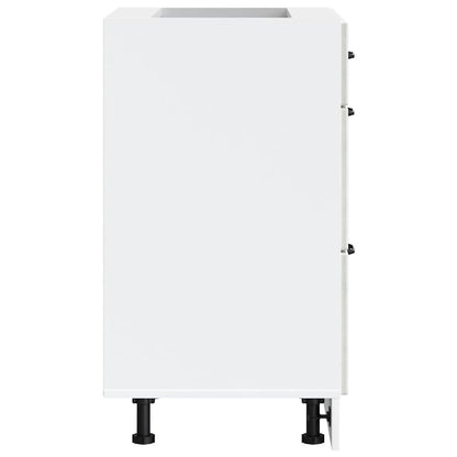 Kitchen Base Cabinet Lucca Concrete Grey Engineered Wood