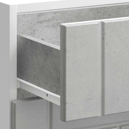 Kitchen Base Cabinet Lucca Concrete Grey Engineered Wood