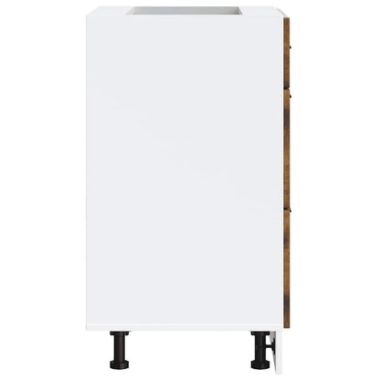 Kitchen Base Cabinet Lucca Smoked Oak Engineered Wood