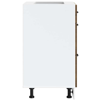 Kitchen Base Cabinet Lucca Brown Oak Engineered Wood