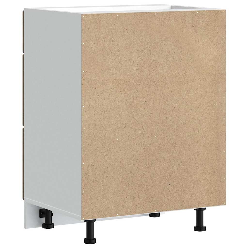 Kitchen Base Cabinet Lucca Brown Oak Engineered Wood