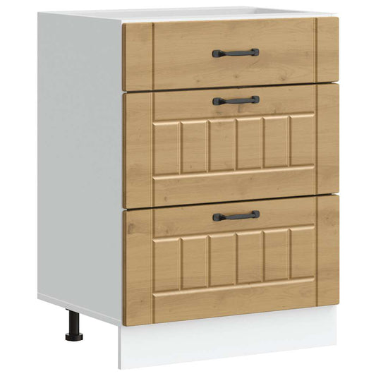 Kitchen Base Cabinet Lucca Artisan Oak Engineered Wood