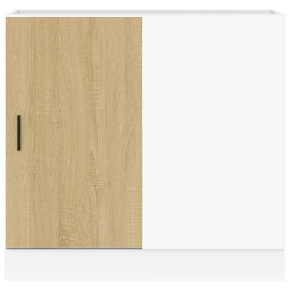 Kitchen Base Cabinet Lyon Sonoma Oak Engineered Wood