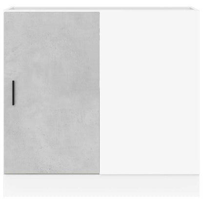 Kitchen Base Cabinet Lyon Concrete Grey Engineered Wood