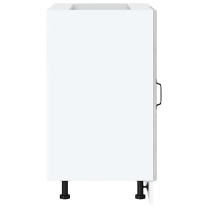 Kitchen Base Cabinet Lyon Concrete Grey Engineered Wood