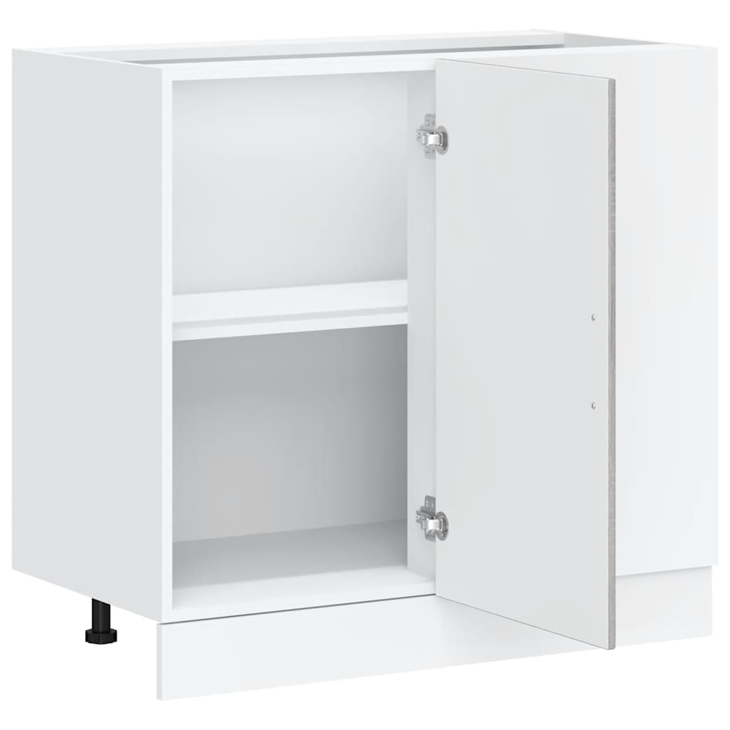 Kitchen Base Cabinet Lyon Grey Sonoma Engineered Wood