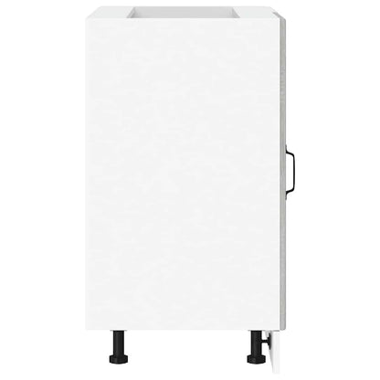 Kitchen Base Cabinet Lyon Grey Sonoma Engineered Wood