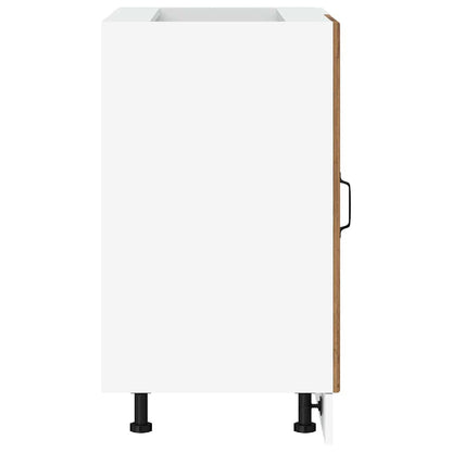 Kitchen Base Cabinet Lyon Old Wood Engineered Wood