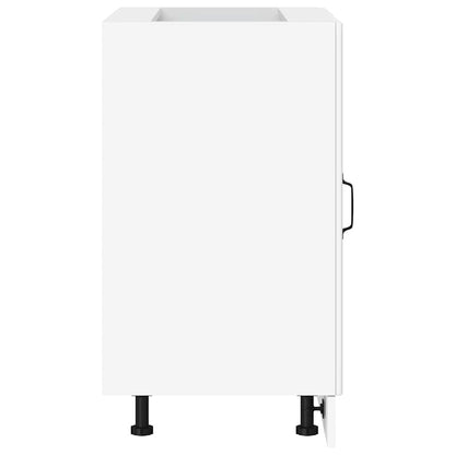 Kitchen Base Cabinet Porto White Engineered Wood