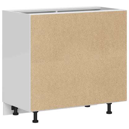 Kitchen Base Cabinet Porto White Engineered Wood