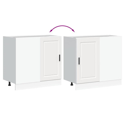 Kitchen Base Cabinet Porto White Engineered Wood