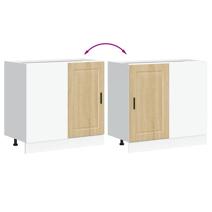 Kitchen Base Cabinet Porto Sonoma Oak Engineered Wood