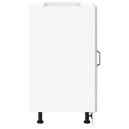 Kitchen Base Cabinet Porto Concrete Grey Engineered Wood