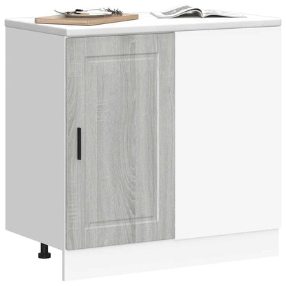 Kitchen Base Cabinet Porto Grey Sonoma Engineered Wood