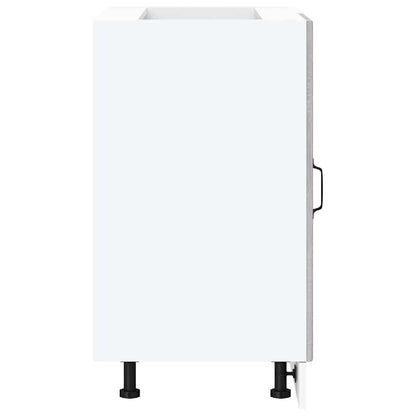 Kitchen Base Cabinet Porto Grey Sonoma Engineered Wood