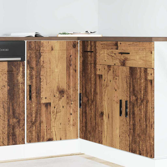 Kitchen Base Cabinet Porto Old Wood Engineered Wood