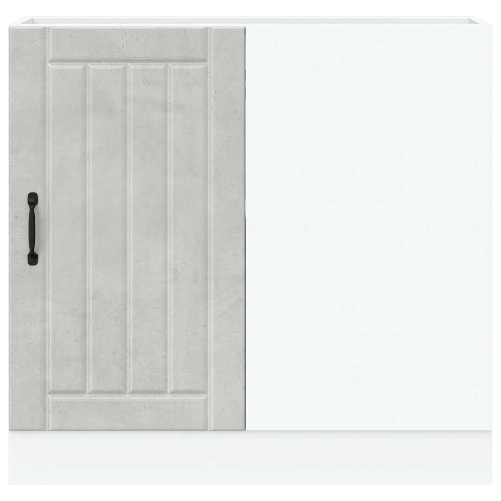 Kitchen Base Cabinet Lucca Concrete Grey Engineered Wood