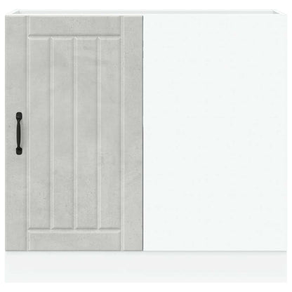 Kitchen Base Cabinet Lucca Concrete Grey Engineered Wood