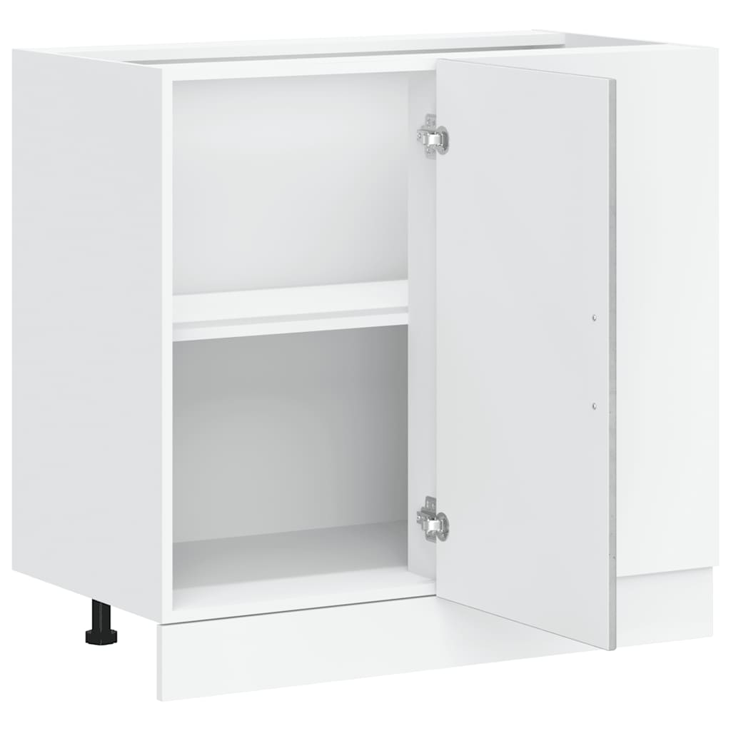 Kitchen Base Cabinet Lucca Concrete Grey Engineered Wood