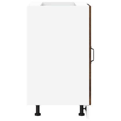 Kitchen Base Cabinet Lucca Smoked Oak Engineered Wood